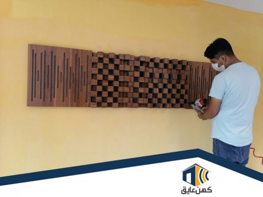 مراحل نصب پنلهای آکوستیک بر روی دیوار، از نقشهکشی تا نصب نهایی