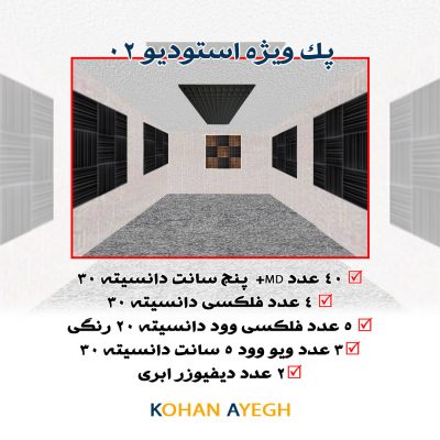 طراحی استودیو خانگی پک2