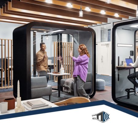 پنل آکوستیک اتاق مشاوره در داروخانه