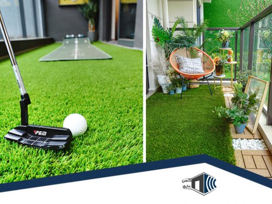 نصب چمن مصنوعی در بالکن و ایده‌های طراحی فضای سبز