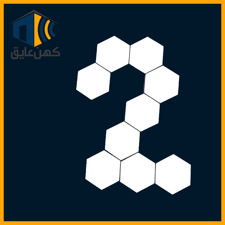 لامپ لمسی دکوراتیو نصب روی دیوار