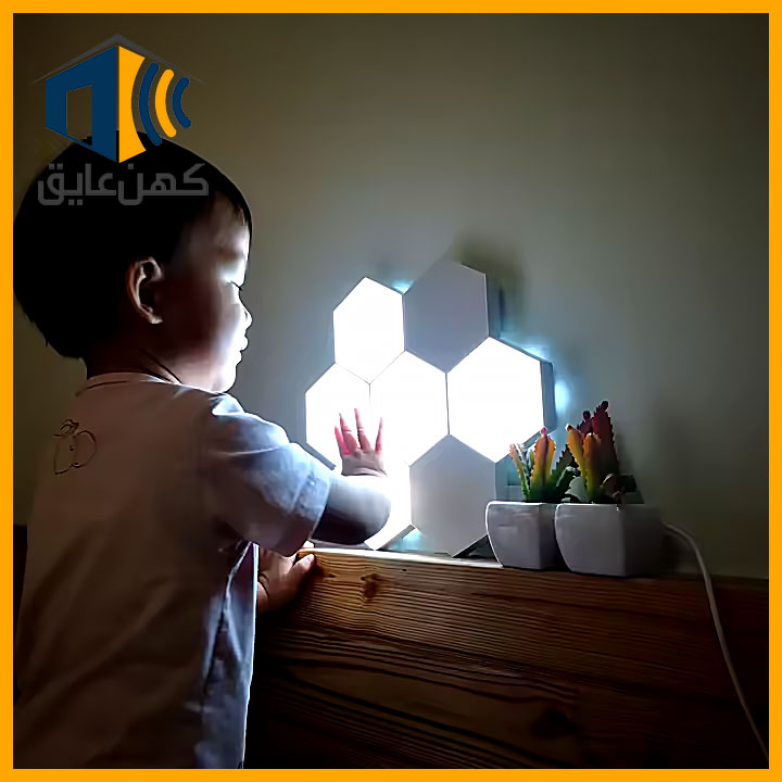 لامپ لمسی دکوراتیو روشن و خاموش کردن با اشاره یک دست