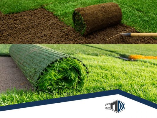 چمن مصنوعی مقاوم در برابر نور و باران برای فضای آپارتمانی