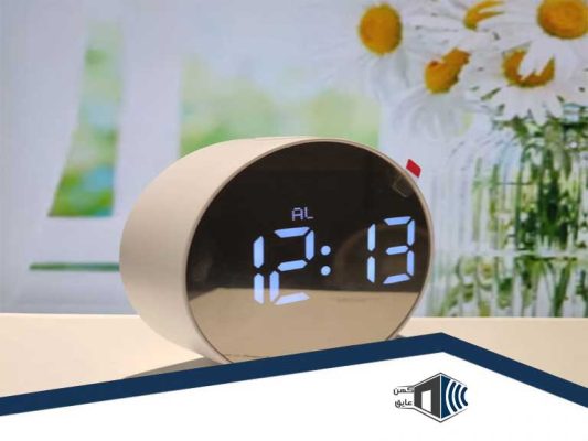 ساعت رومیزی با مواد اکوستیک