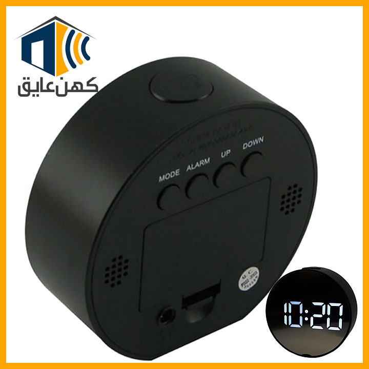 تنظیمات و پشت ساعت اکوستیک