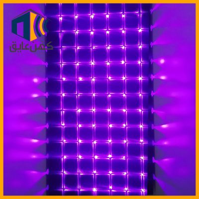 نمای باز پنل اکوستیک نوری بنفش