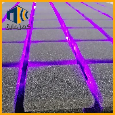 نمای نزدیک پنل اکوستیک نوری