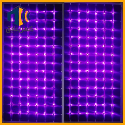 دو تا پنل اکوستیک نوری در کنار هم چیده شده است