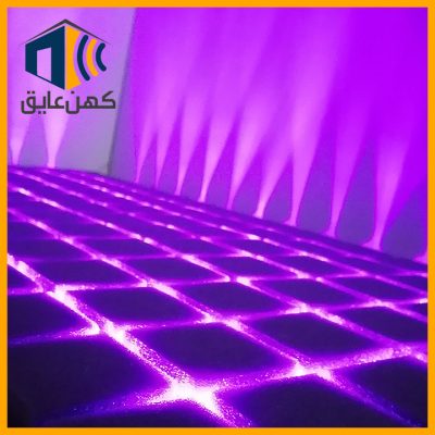 پنل آکوستیک نوری با رنگ بنفش