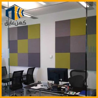 استفاده از عایق صوتی در فضای کاری.