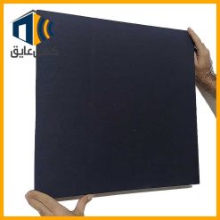 نمای نزدیک از بافت پارچه عایق صوتی.