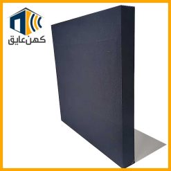 نمای نزدیک از بافت پارچه عایق صوتی.