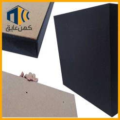 نمای نزدیک از بافت پارچه عایق صوتی.