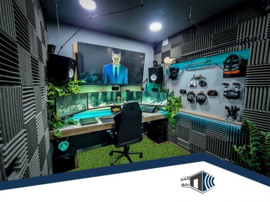 اتاق استریم در کنار چمن مصنوعی، بهبود کیفیت صدا و فضای بازی