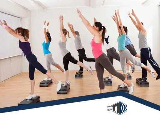 عایق صدا باشگاه ورزشی